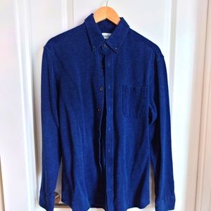 Taylor Stitch - Jack Shirt - L - Indigo Waffle